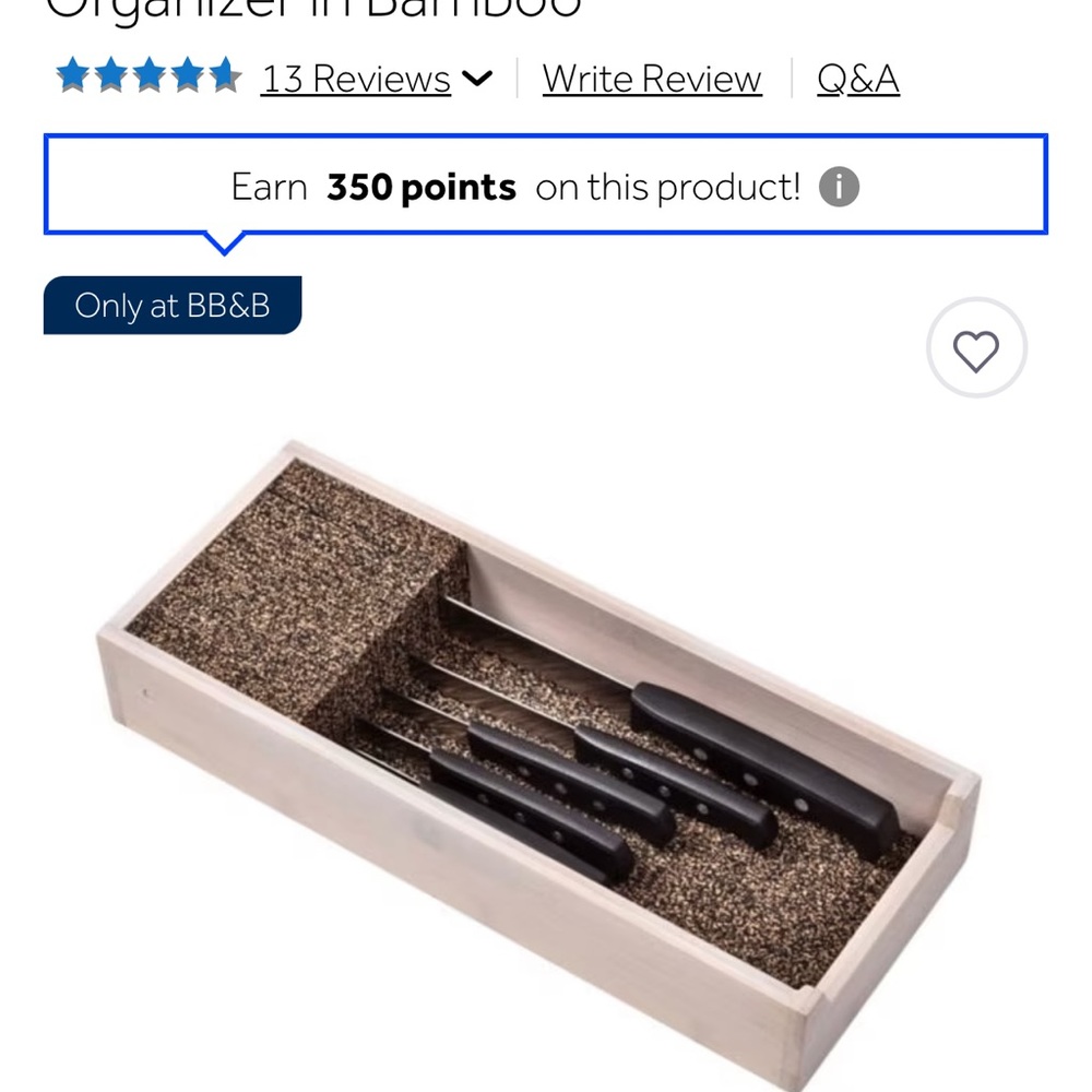 Squared Away Knife Organizer